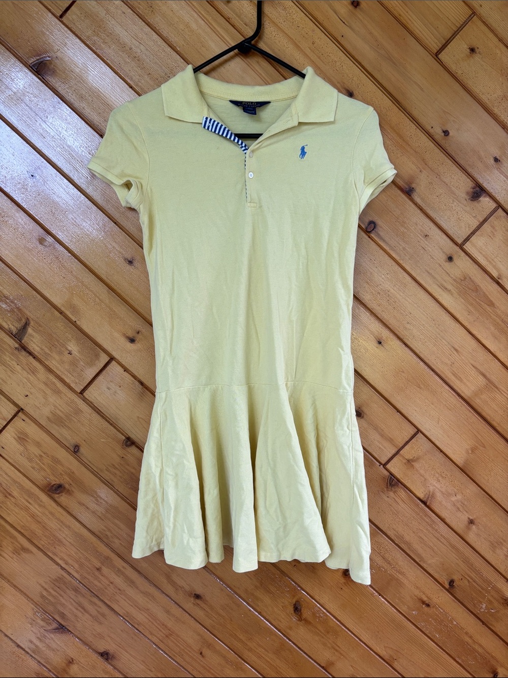 Ralph Lauren Light Yellow Polo Skater Dress